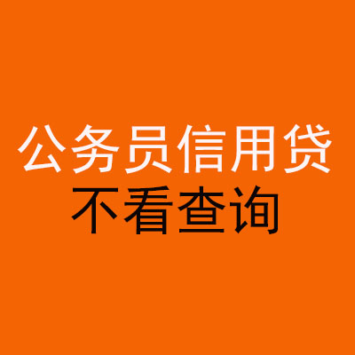 册亨公务员信用贷款